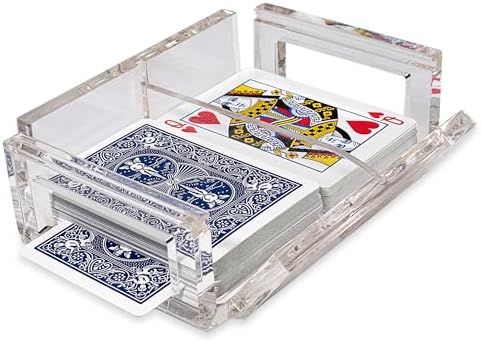 Luxe Dominoes La Canasta Set with 2 Decks Acrylic Box