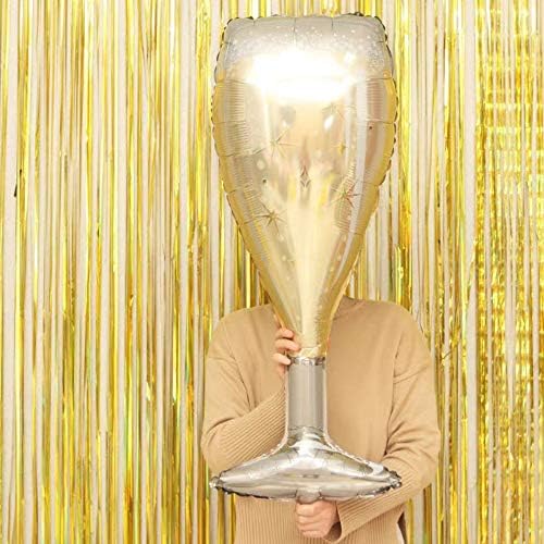 Champagne Bottle Balloons 4PCS for Party Decorations