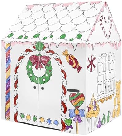 Easy Playhouse Gingerbread House - Indoor Fun Creative Play