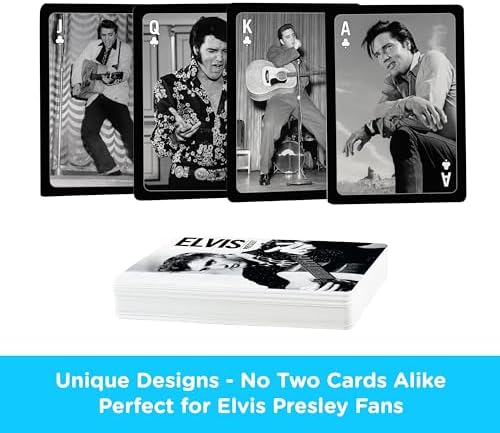AQUARIUS Elvis Themed Playing Cards Deck
