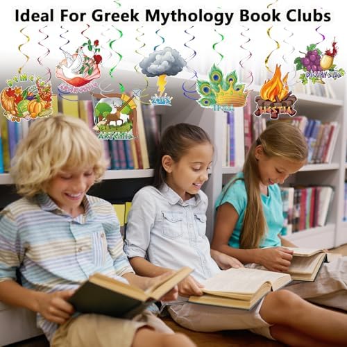 Greek Mythology Hanging Swirls Decor 30pcs Pre-Assembled