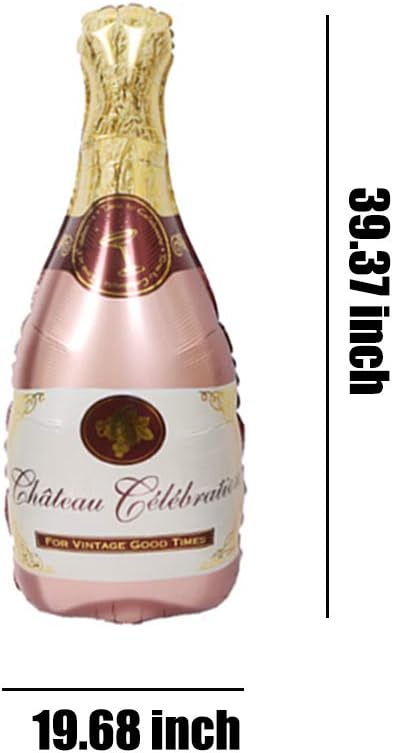 Champagne Bottle Balloons 4PCS for Party Decorations