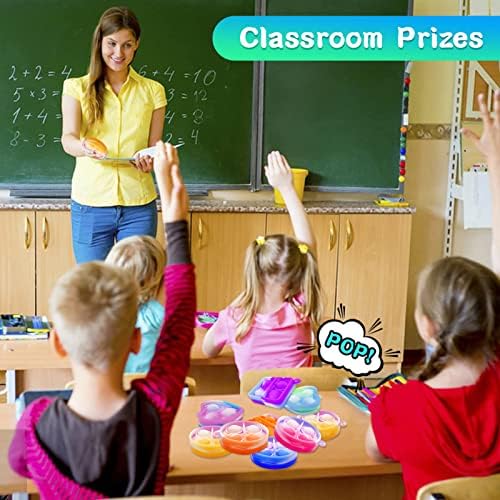 ONKULL Pop Fidget Keychain 30 Pack for Kids