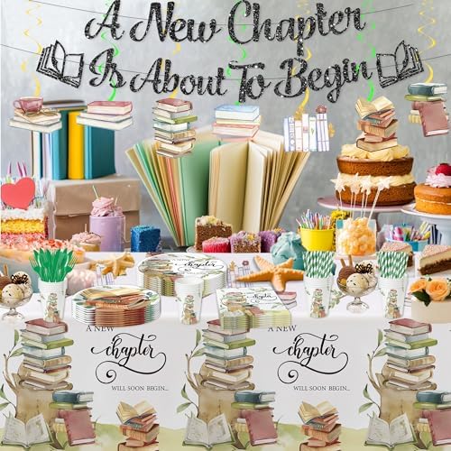 Book Theme Party Decorations for 24 Guests
