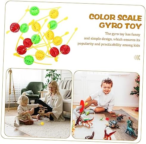 Vaguelly 15pcs Ruler Gyro Toys Educational Party Favors for Kids