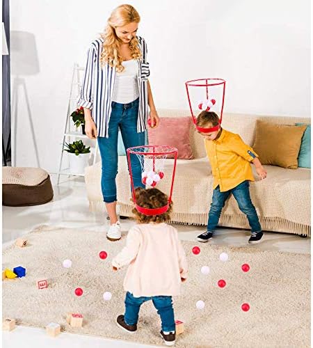 2 Pack Head Hoop Basketball Game for Kids Adults