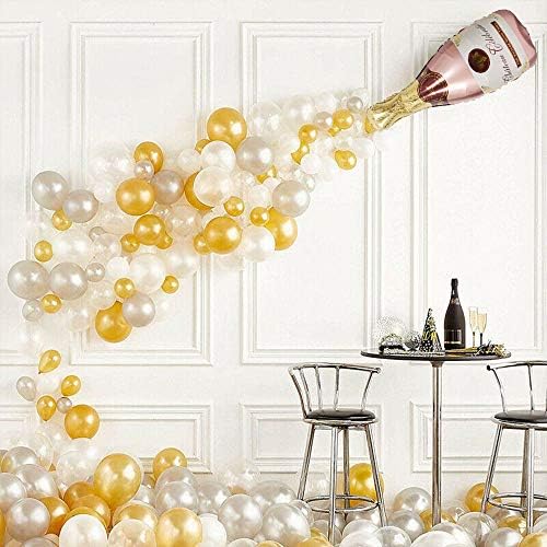Champagne Bottle Balloons 4PCS for Party Decorations