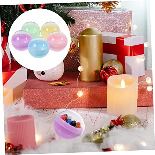 Toyvian 50pcs Fillable Mystery Machine Balls for Easter and Birthday Parties