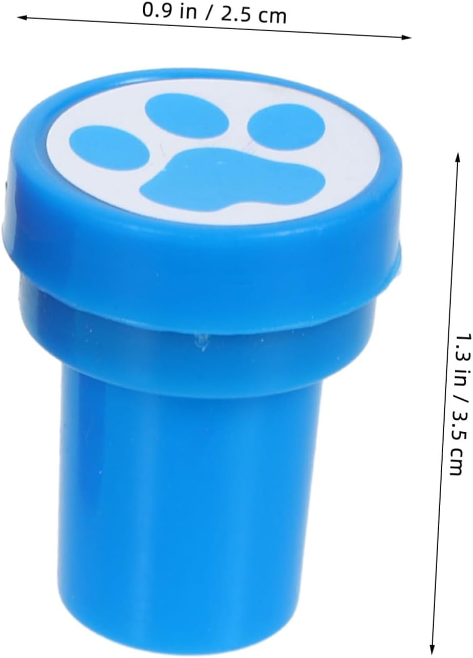 12Pcs Cute Paw Print Stamps for Crafts Journaling and Party Favors