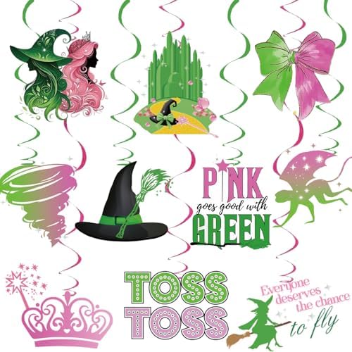 10 Pcs Witch Theme Streamers for Party Decor