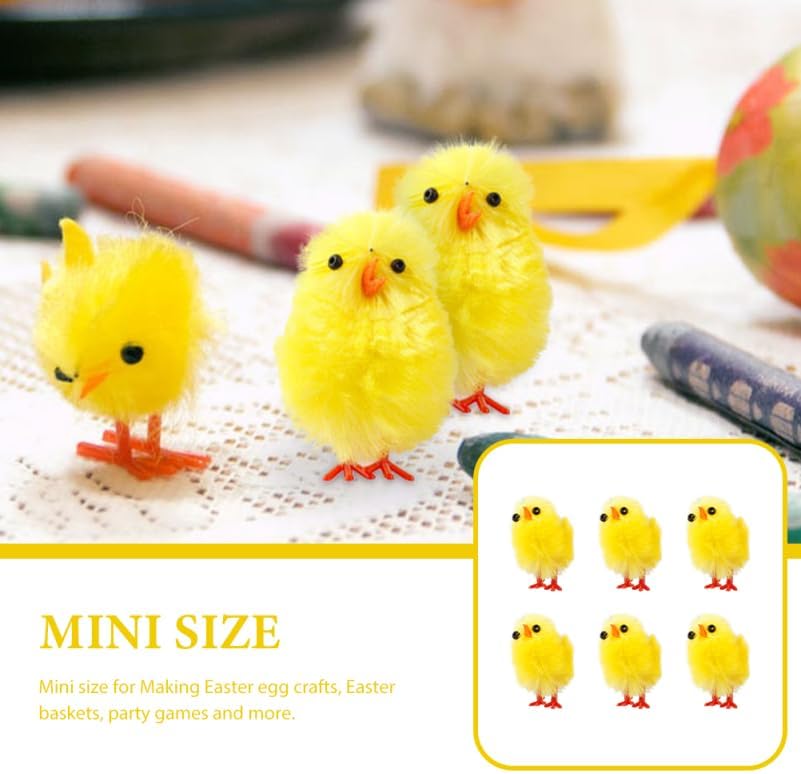 DOITOOL 36 Pcs Mini Easter Chicks Decor