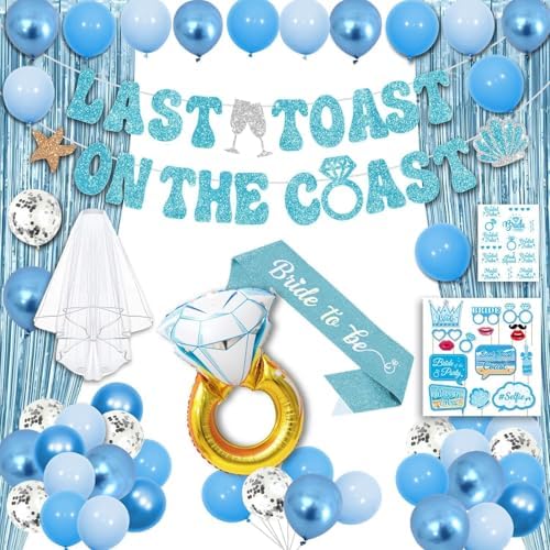 Last Toast on The Coast Bachelorette Decor Set