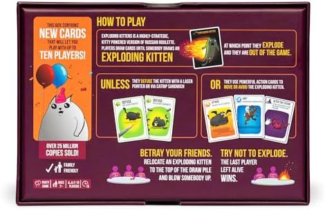 Exploding Kittens Party Pack - 2-10 Players