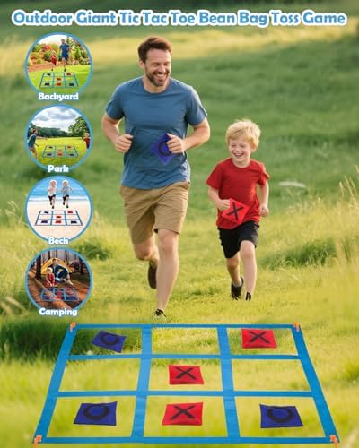 Giant Tic Tac Toe Game Set for Outdoor Fun