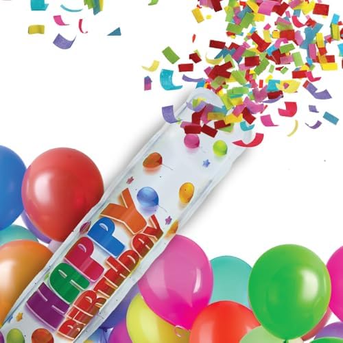 BEST PARTY EVER Happy Birthday Squeeze Popper 2 Pack