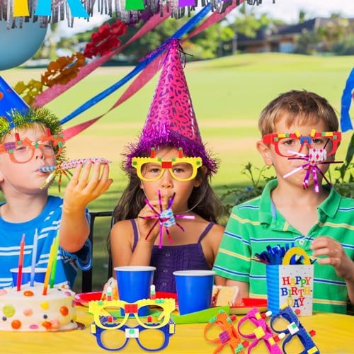 6 Pcs DIY Building Bricks Glasses for Kids
