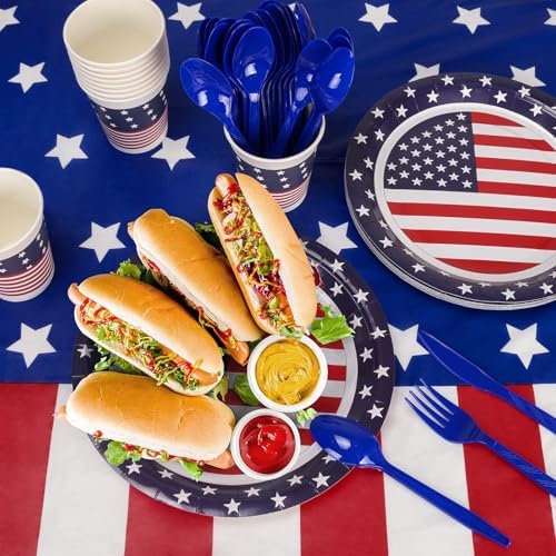 Childom Patriotic Party Supplies 152Pcs Set