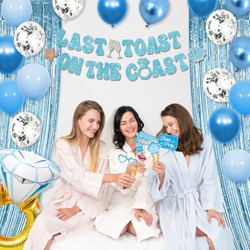 Last Toast on The Coast Bachelorette Decor Set