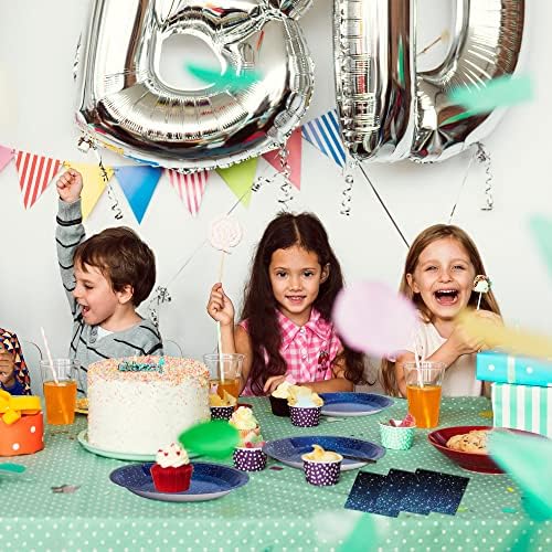 96 Pcs Galaxy Party Tableware Set for 24 Guests