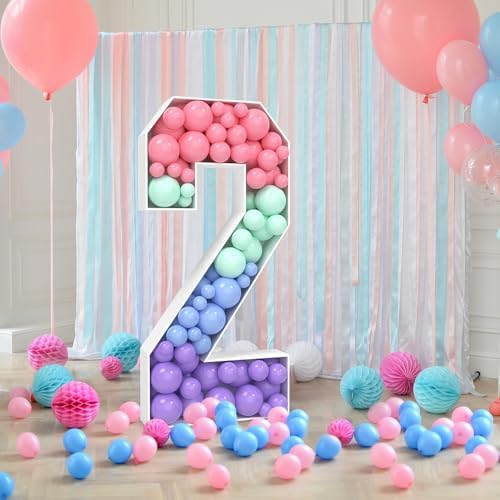 3 Feet Tall Balloon Mosaic Frame Decor Kit