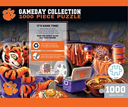 Masterpieces 1000 Piece Jigsaw Puzzle NCAA Clemson Tigers Gameday