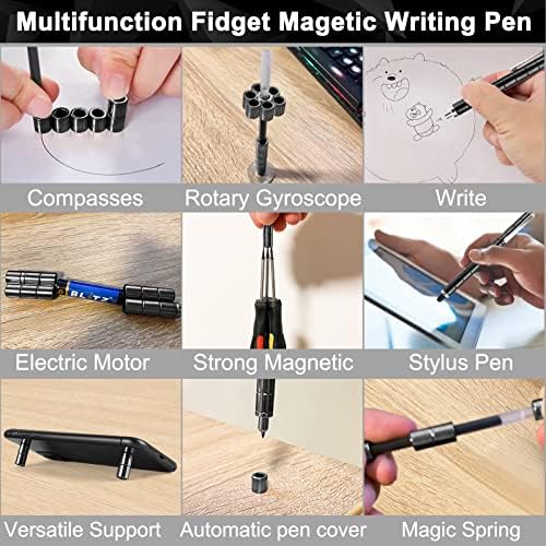 Magnetic Fidget Gold Pen Toy for Stress Relief and Anxiety