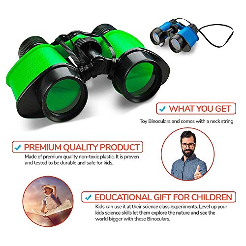 Kicko Toy Binoculars for Kids - Pack of 12