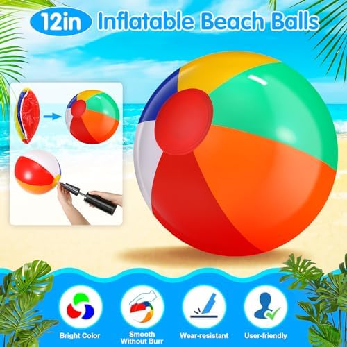 60 Pcs Summer Pool Party Favors for Kids