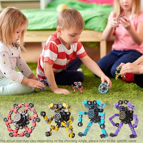 Transformable Fidget Spinners 4 Pcs Stress Relief Toy