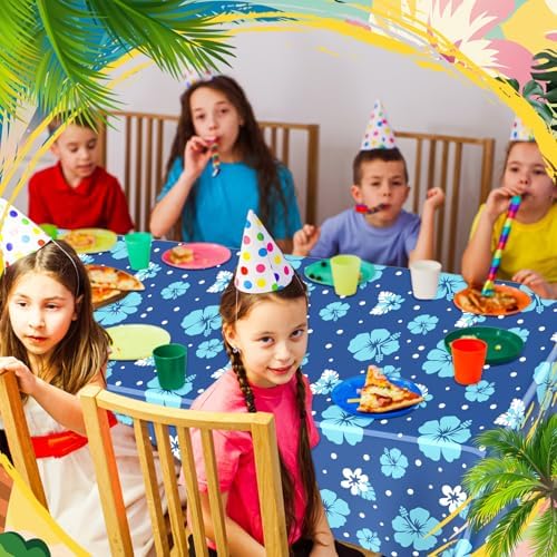 Oudain 3-Pack Blue Alien Cartoon Tablecloths