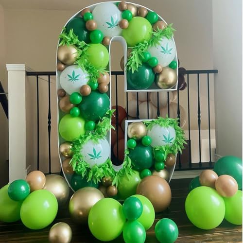 Green Balloons Dark Green Balloon Set 50 Pcs 12 Inch