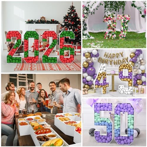 3 Feet Tall Balloon Mosaic Frame Decor Kit