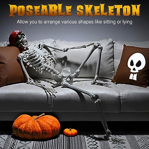 AW Realistic 54 Ft Skeleton Halloween Decor