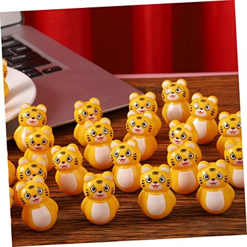 20pcs Tiger Wobbling Toy for Boys Girls Desktop Decor