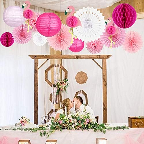 Zilue Tropical Party Decorations Pink Flamingo Supplies