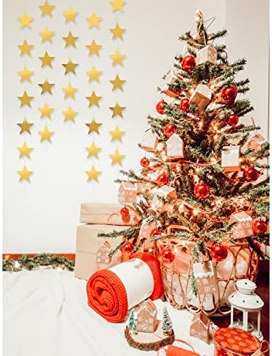 Yzurbu 130ft Gold Star Garland 10 Strings Decor