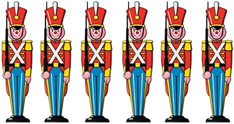 Beistle Toy Soldier Cutout Pack of 6