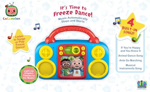 eKids Cocomelon Music Player with Freeze Dance and Nursery Rhymes