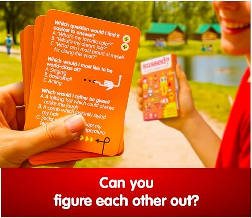 Sussed What Would You Do Travel Card Game - Orange Pack