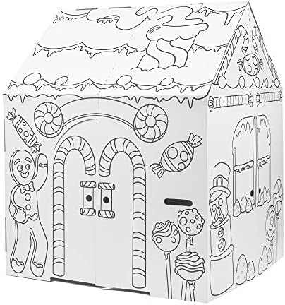 Easy Playhouse Gingerbread House - Indoor Fun Creative Play