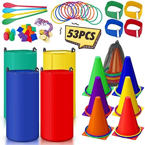 Redllo 53PCS Outdoor Bean Bag Game Set for Family and Party