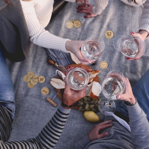 Custom Wooden Drink Tokens with Logo Engraving