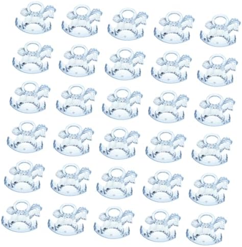 Totority 48pcs Rocking Horse Acrylic Shower Decorations