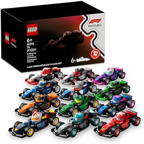 LEGO F1 Collectible Race Cars 6 Pack - Mystery Box