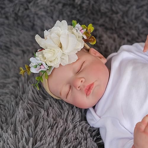iCradle Asleep Reborn Baby Doll 20 Inch Weighted