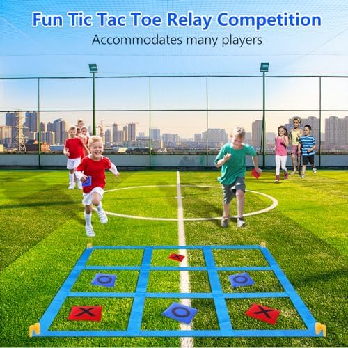 CWLAKON Outdoor Giant Tic Tac Toe Bean Bag Game Set