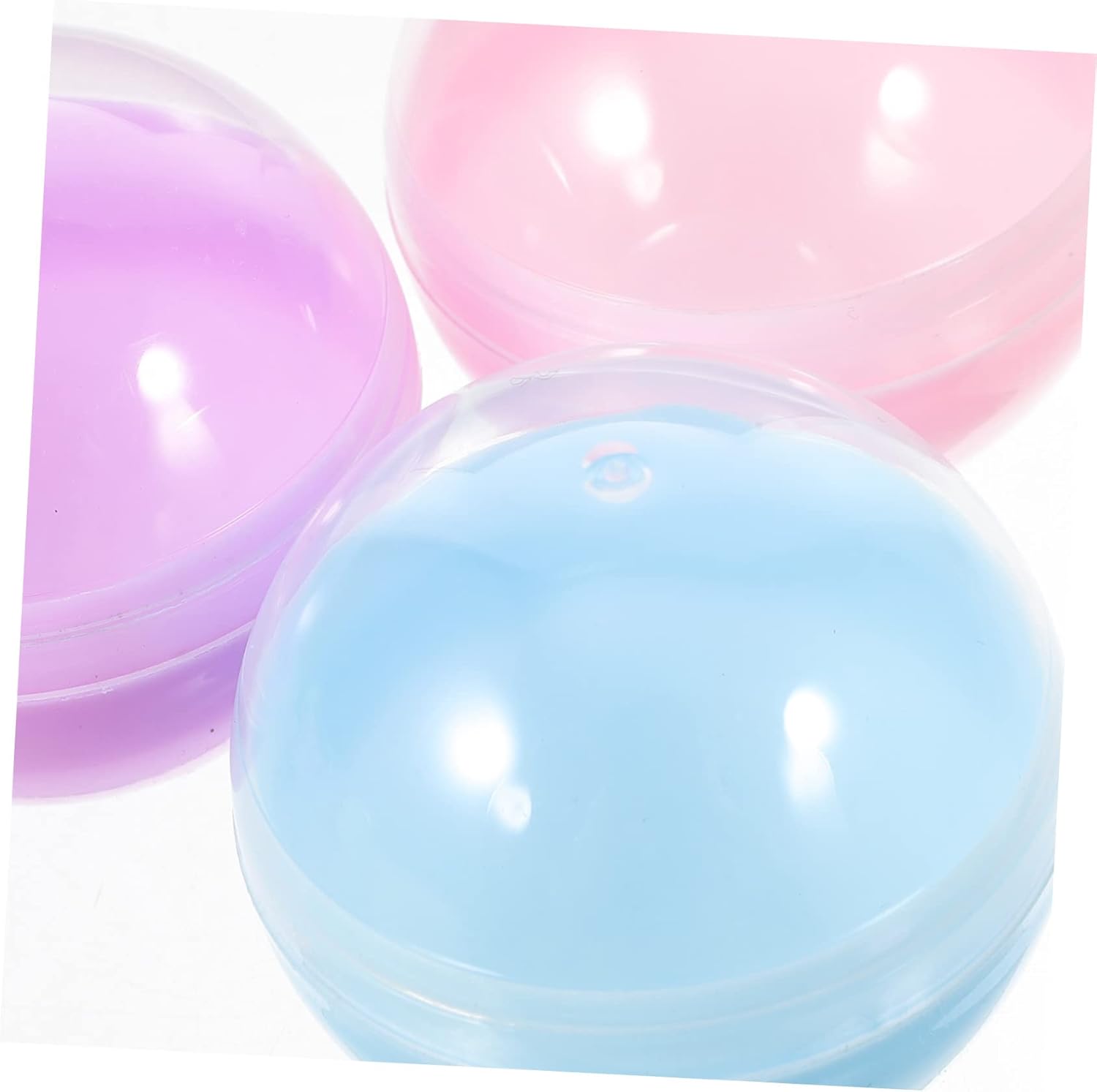 Toyvian 50pcs Fillable Mystery Machine Balls for Easter and Birthday Parties
