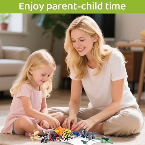 CASRRA 36 Packs Mini Building Blocks for Kids 4-8