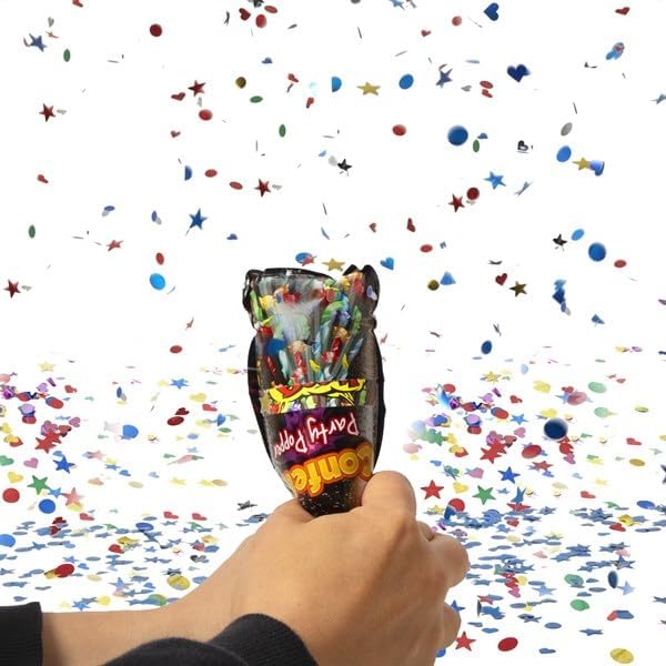 12 Pack Inflatable Confetti Popper for Gender Reveal