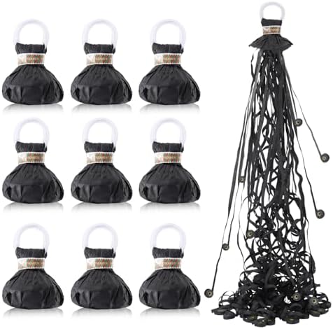 BATTIFE 10 Packs Black Streamer Poppers